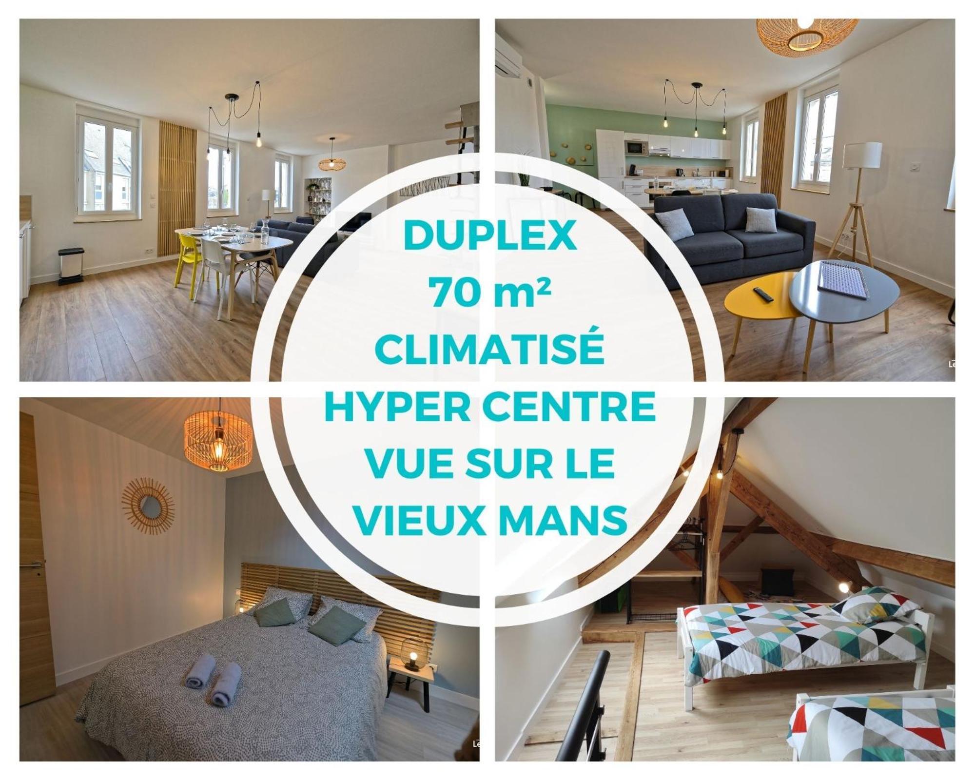 Duplex Appartement 70M2 Atypique Au Coeur Du Mans Le Mans Ngoại thất bức ảnh